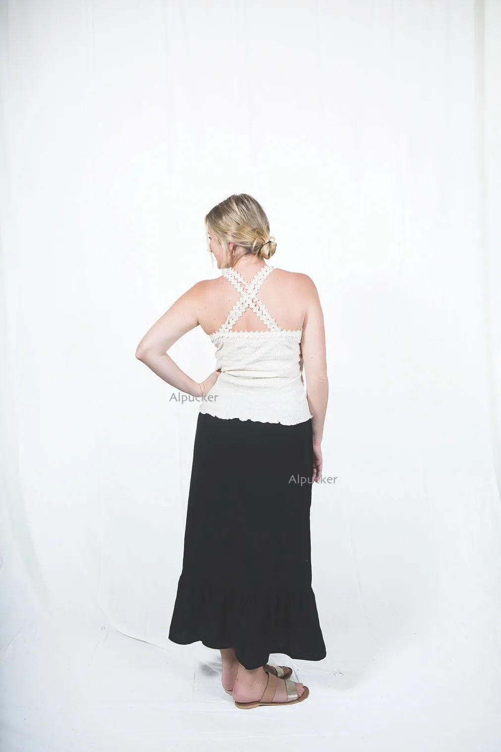 Cross back top Leyla