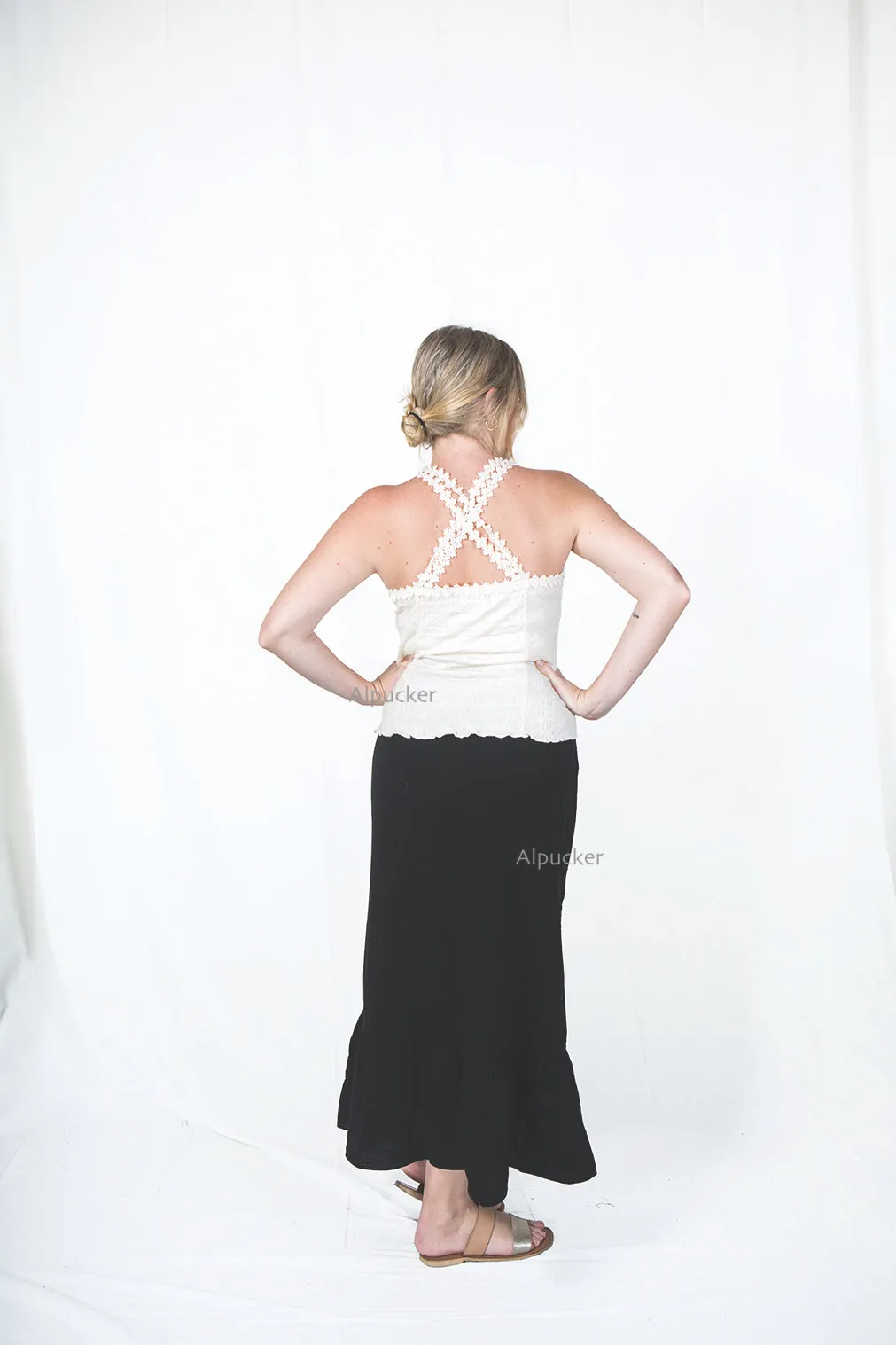 Cross back top Leyla