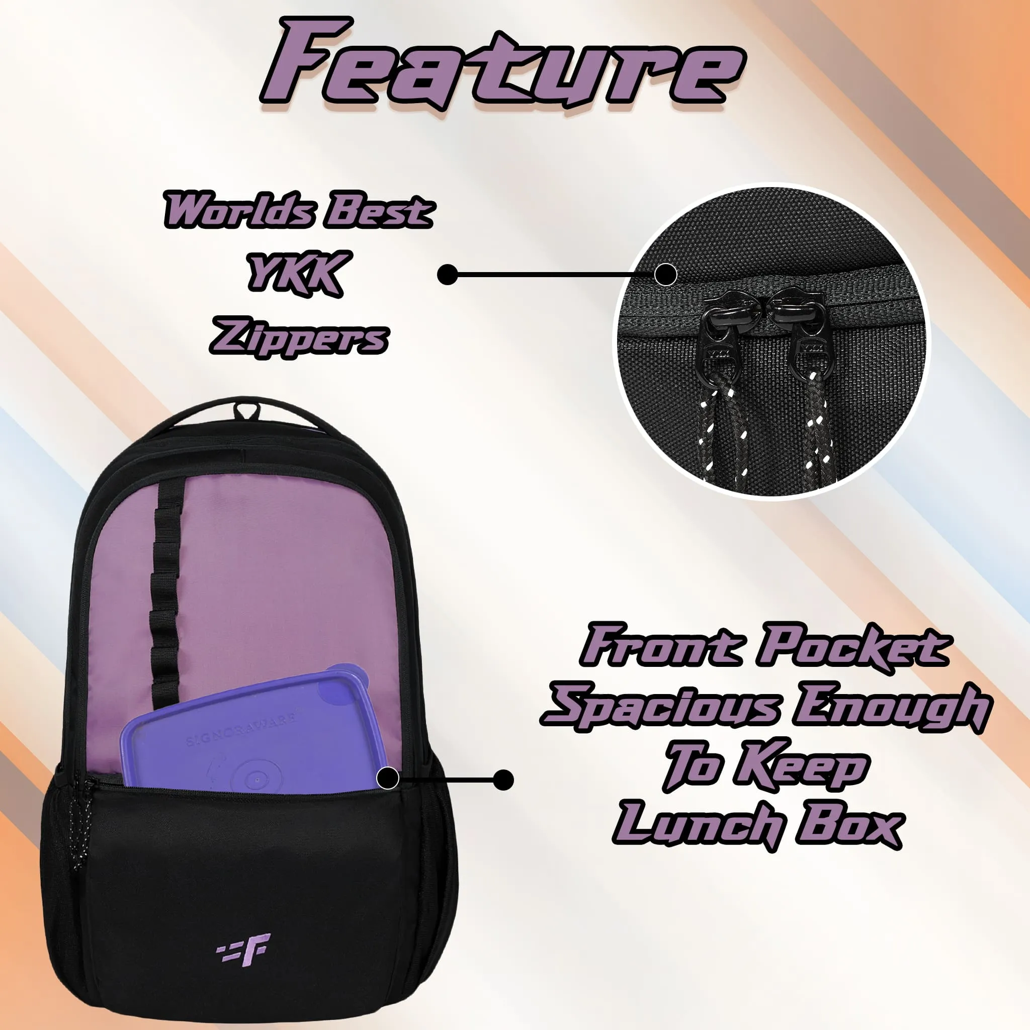 Dynamo 35L Purple Black Backpack