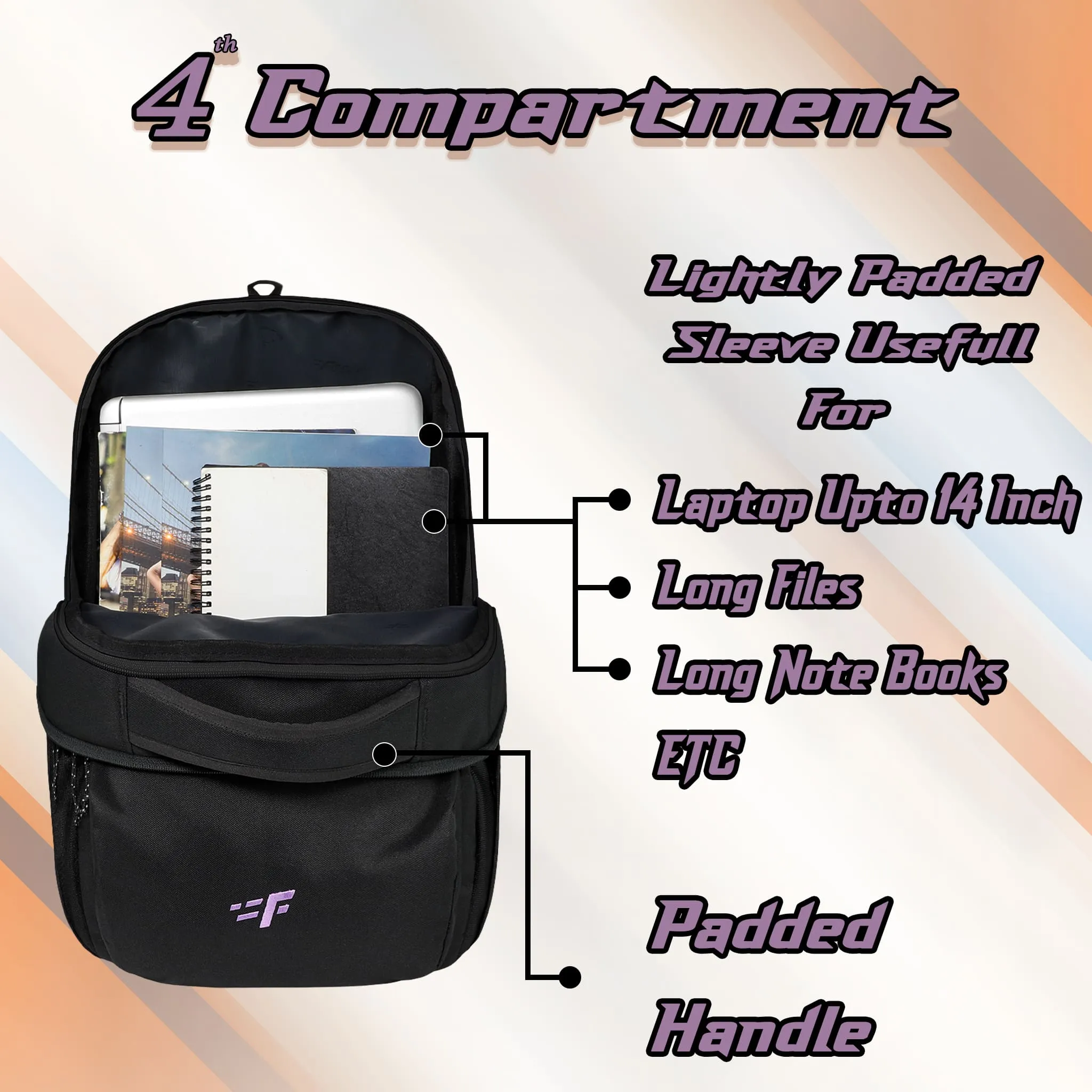 Dynamo 35L Purple Black Backpack