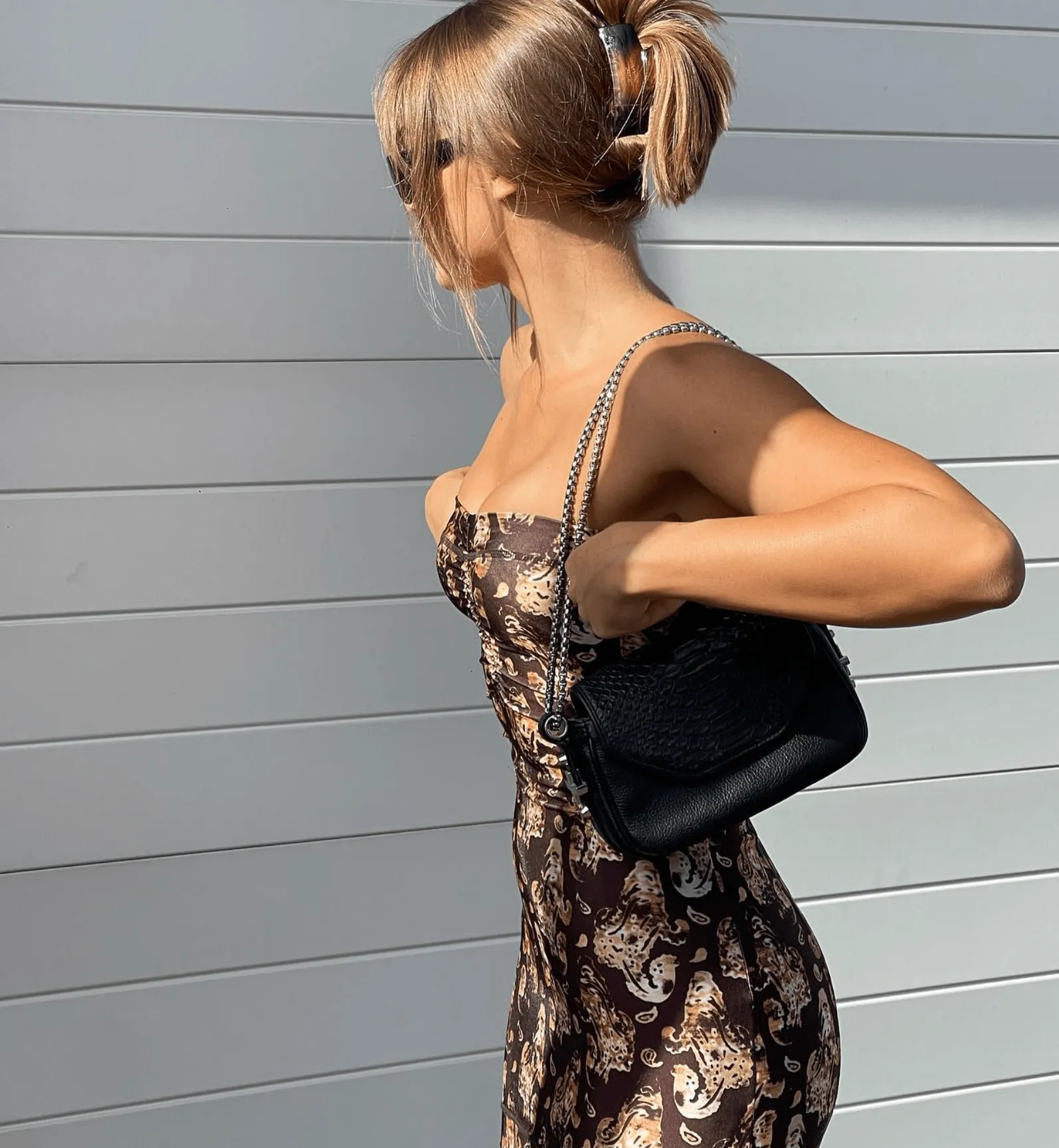 KNWLS - Brown Polyester Set