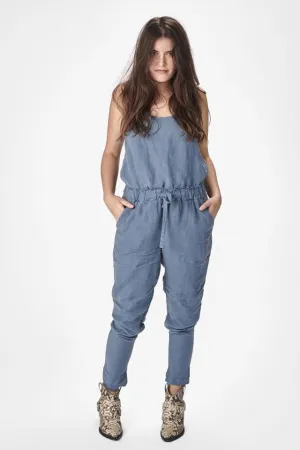 Linen Pant Pale Blue