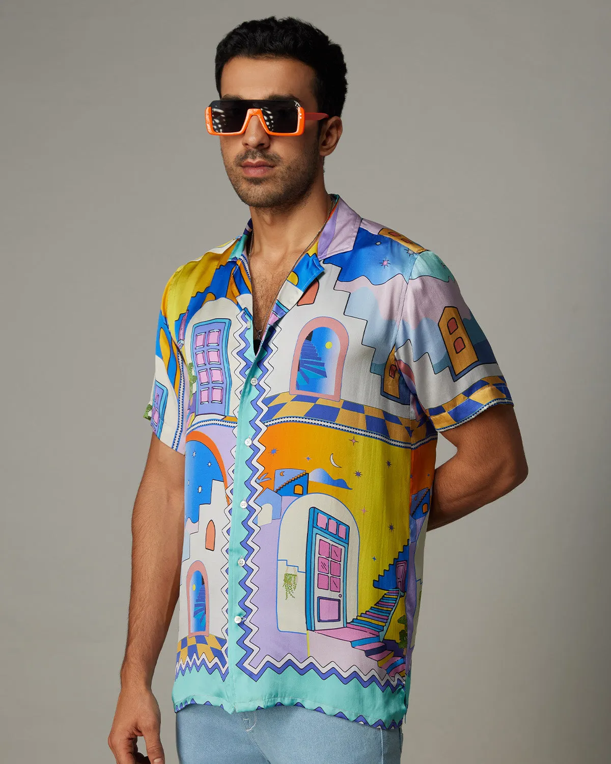 Premium Quality Palermo Silk Shirt for Men