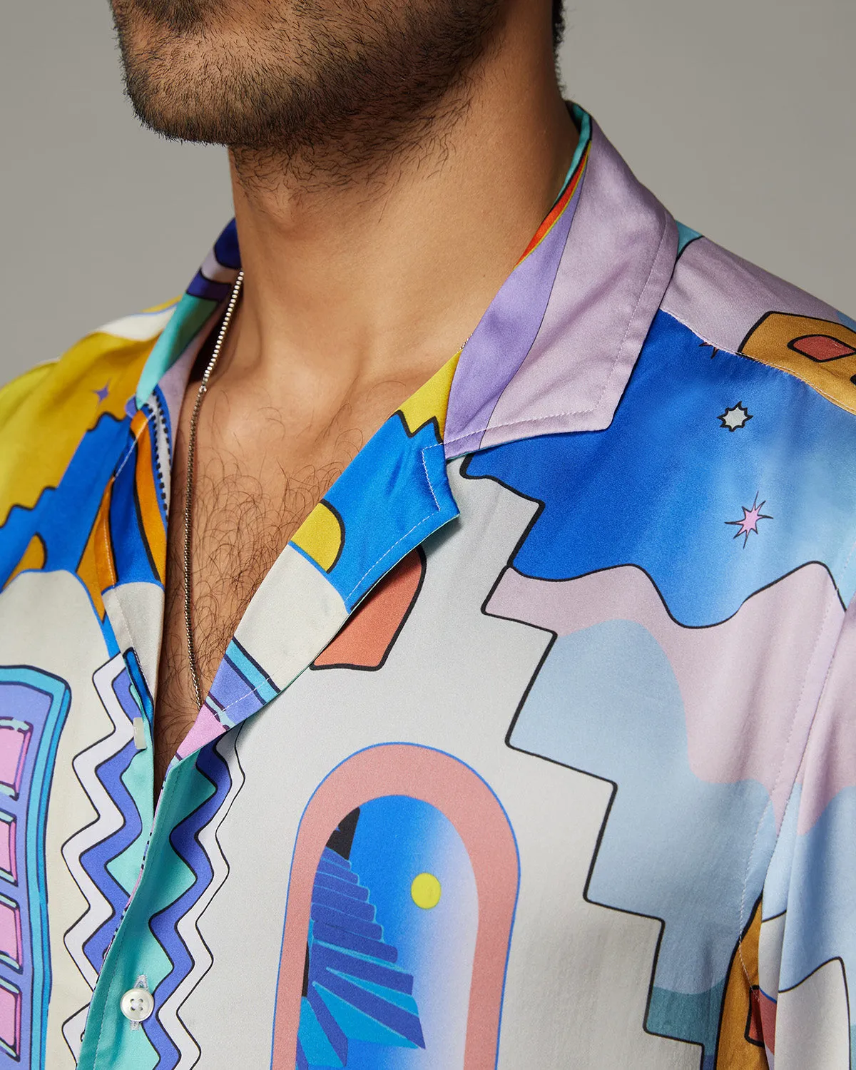 Premium Quality Palermo Silk Shirt for Men